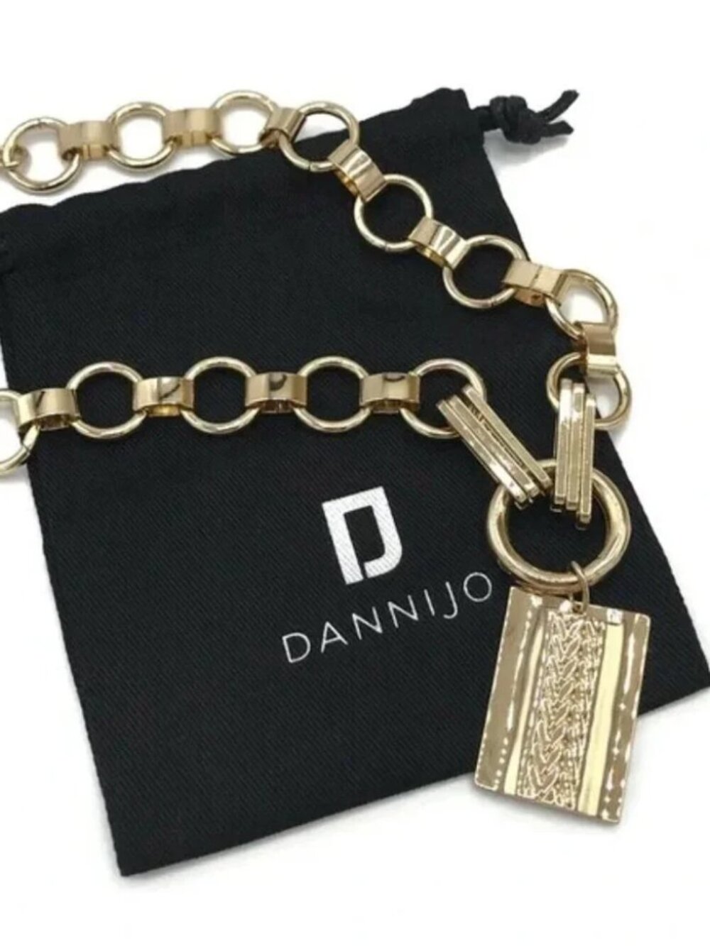 Dannijo Elisa Gold Tone Pendant Necklace Rachel Zoe Box Of Style